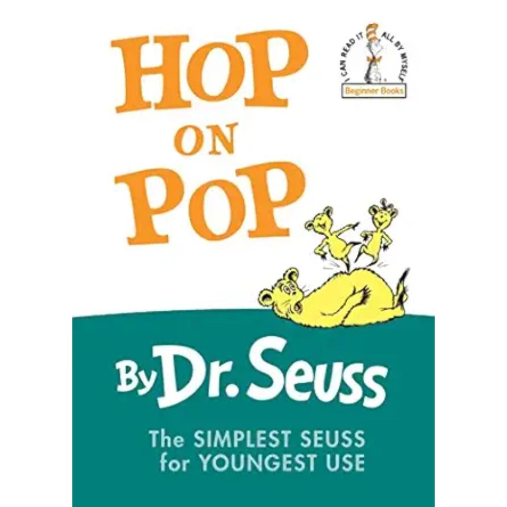 NEW Hop on Pop (I Can Read It All By Myself) Hardcover Dr. Seuss 1991